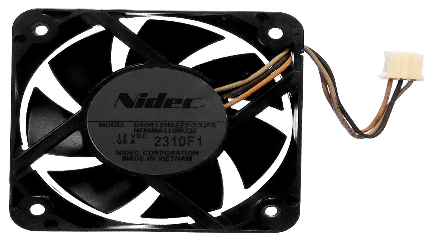 6ヶ月 SHARP BDレコーダー用 Nidec冷却ファン U50R12NS2Z7-53J55(U50R12NS1Z7-53J551)