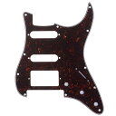 Musiclily Pro 11穴 HSS STストラトピックガード American/メキシコ製Fender Stratストラトキャスターエレキギター Floyd Roseブリッジカット用、4プライ鼈甲柄