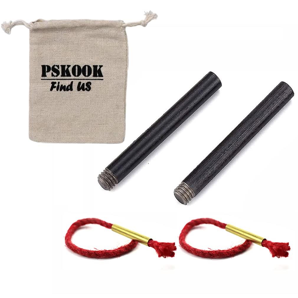 PSKOOK 火打ち石 キャンプ 火打ち石セット マグネシウム棒 火起こし ファイヤースターター 着火剤付き BBQ キャンプ 緊急災害対応 (替えロッド)