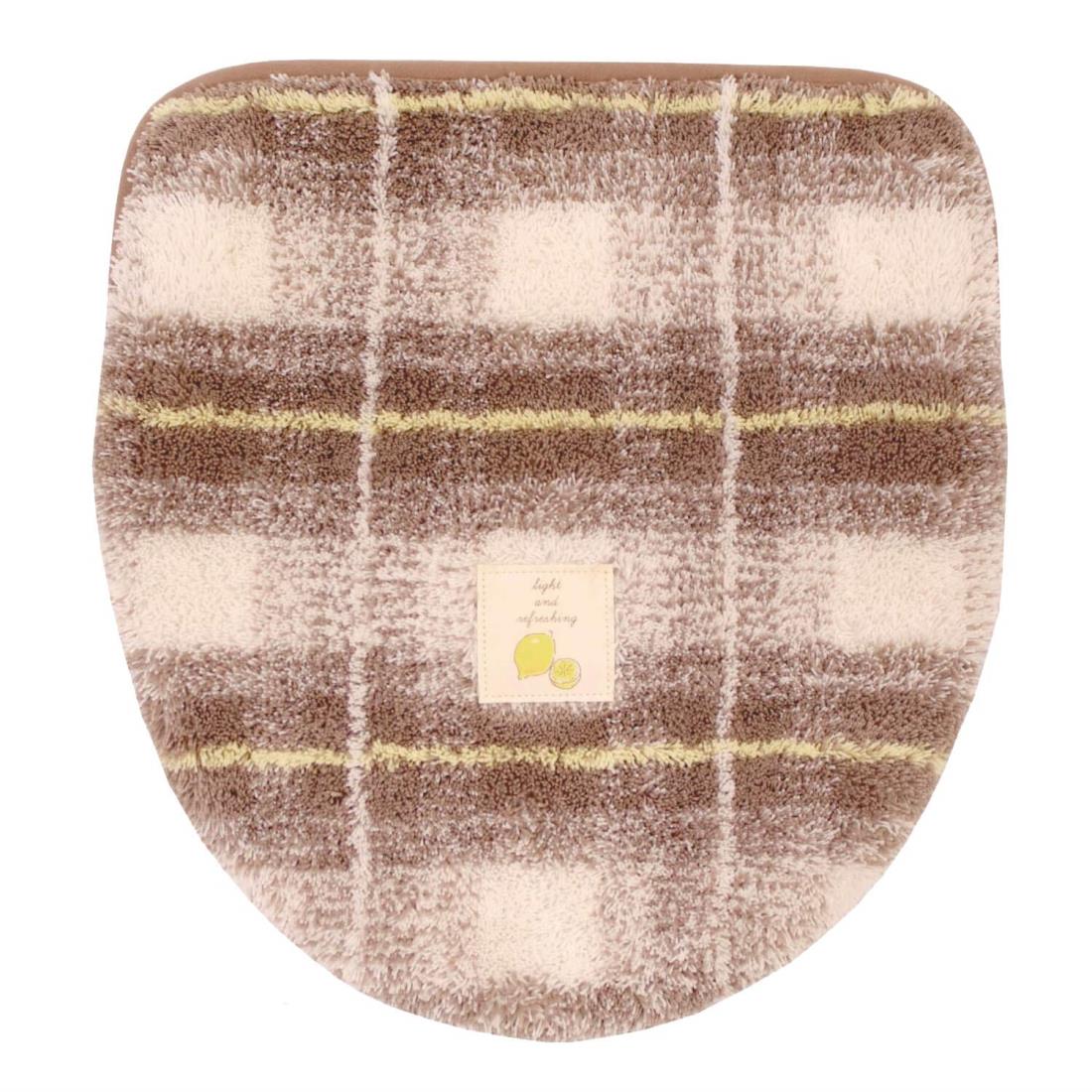 オカ(OKA) フライス トイレフタカバー ドレニモタイプ ブラウン(U・O・洗浄・暖房 兼用タイプ)(チェッ..