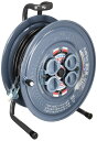 【.co.jp 限定】 ハタヤ (HATAYA) コードリール 屋外用 (防雨型) 100V型 コード20m 太さ1.25㎟ 標準型 コンセント4個 コンセント防雨キャップ プラグカッパー1個付属 家庭用 工場用 建設現場 サンデーレインボーリール SS-20AG グレー