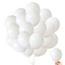 BTZO 風船 バルーン 50個入 5インチ ラウンド スタンドカラー 小さめ ミニ スモール バルーンアート 飾り付け 誕生日 結婚式 パーティー お祭り お祝い 文化祭 イベント ホワイト(3)
