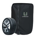LIBZAKI タイヤカバー 屋外 防水 4本タイヤ保管 厚手300D 幅85*高さ120cm 大型 ミニバン SUV RV用(16/17/18/19インチ)