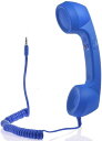 Parishop スマホ 受話器 i Phone iPad 用 携帯電話用ヘッドセットコンピューター 首に挟める アイフォン アンドロイド レトロ 電話機 3....
