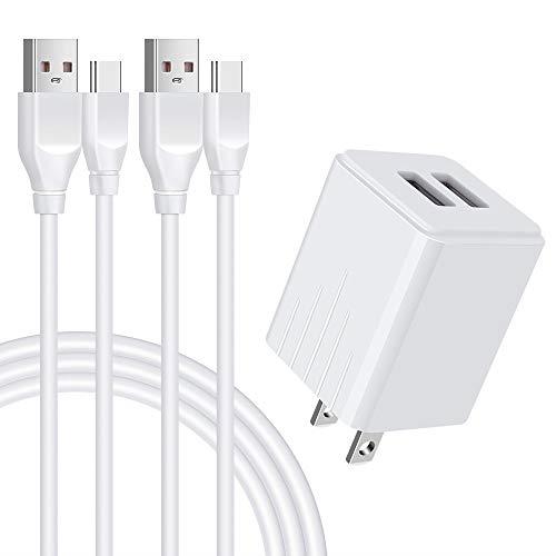ANNIBER アンドロイド充電器 *1個+Type C充電ケーブル*2本(1.8M+0.9M) 2ポートUSB充電器 2.1A/PSE認証済み Andriod スマホ充電 ACアダプタ タイプc急速充電ケーブル USB電源アダプター スマホ充電コード (White) ANNIBER アンドロイド充電器 *1個+Type C充電ケーブル*2本(1.8M+0.9M) 2ポートUSB充電器 2.1A/PSE認証済み Andriod スマホ充電 ACアダプタ タイプc急速充電ケーブル USB電源アダプター スマホ充電コード (White)