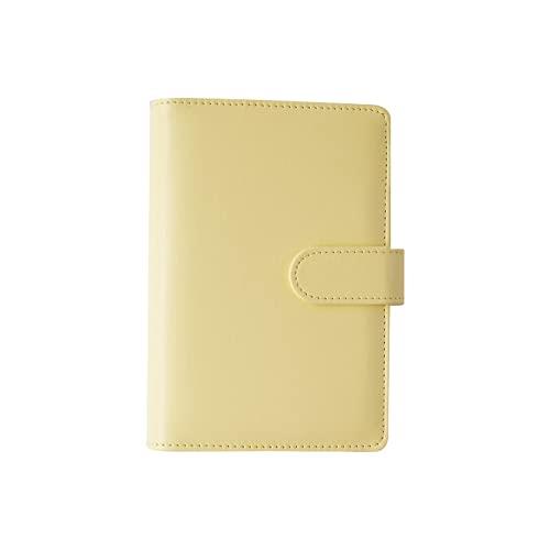 Costowns システム手帳 高 級 レザー A6 6穴 ペンホルダー付き4枚カード収納可 リフィル80枚付属 日記帳ノート手帳 メモ帳 ビジネス手帳 事務用...