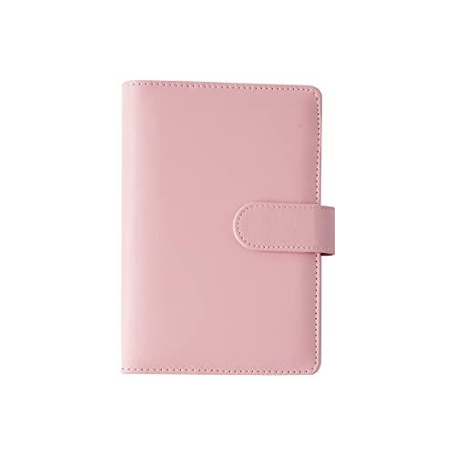 Costowns システム手帳 高 級 レザー A6 6穴 ペンホルダー付き4枚カード収納可 リフィル80枚付属 日記帳ノート手帳 メモ帳 ビジネス手帳 事務用...