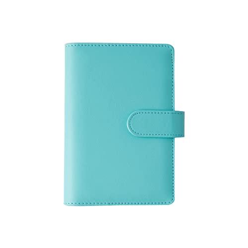 Costowns システム手帳 高 級 レザー A6 6穴 ペンホルダー付き4枚カード収納可 リフィル80枚付属 日記帳ノート手帳 メモ帳 ビジネス手帳 事務用...