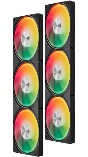 Novonest PCケースファン 120mm 1650 RPM 連結型ケースファン 高性能 デイジーチェーン 5V 3PIN ARGB 冷却 4PIN PWM 一体型 冷却 fan 2個セット ブラックU3KC6 Novonest PCケースファン 120mm 1650 RPM 連結型ケースファン 高性能 デイジーチェーン 5V 3PIN ARGB 冷却 4PIN PWM 一体型 冷却 fan 2個セット ブラックU3KC6