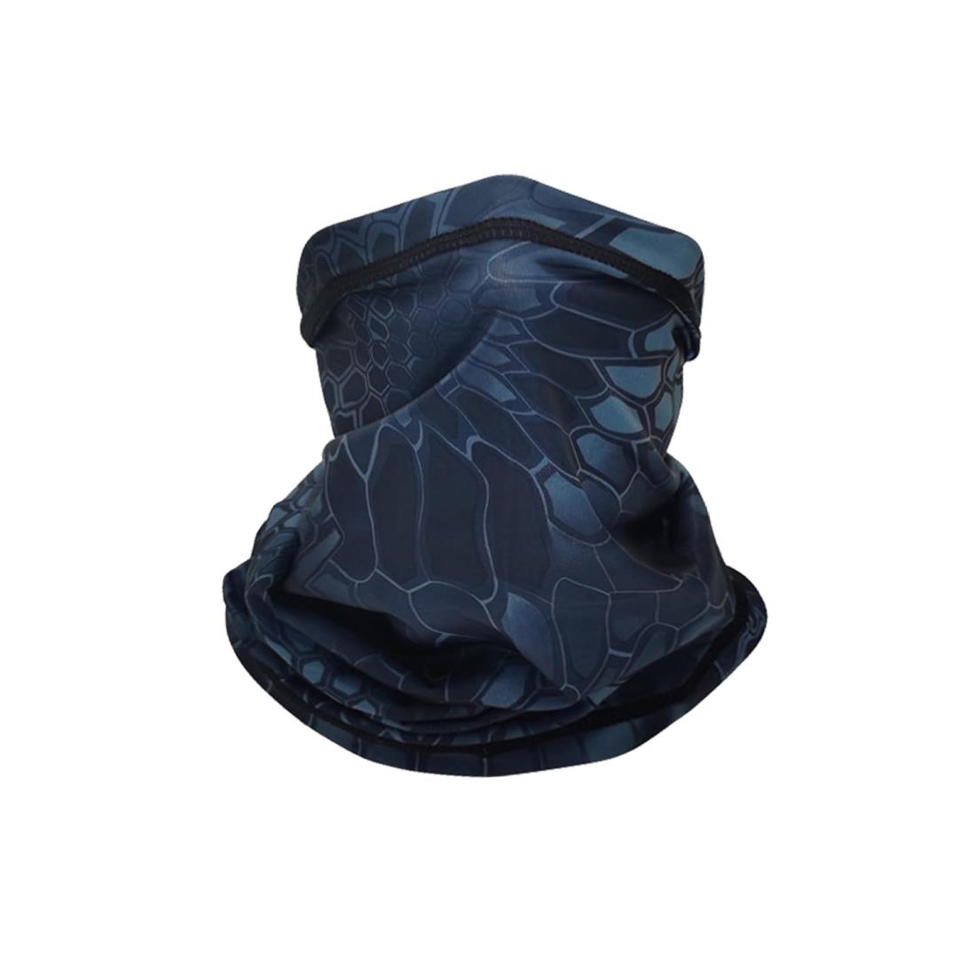 Trifong フェイスカバー 夏用 uvカット 冷感 速乾 吸汗 サバゲー マスク 鬼魅ニシキヘビ匹 顔 日焼け対策 息苦しくない 紫外線カット薄い フェイス...