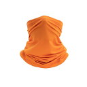 Trifong フェイスカバー 夏用 uvカット オレンジ 冷感 速乾 吸汗 顔 日焼け対策 息苦しくない 紫外線カット 薄い フェイスマスク UPF50+ ス...