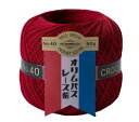 オリムパス製絲 金票 レース糸 #40 Col.192 レッド系 50g 約445m