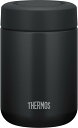 サーモス 真空断熱スープジャー 300ml ブラック スタンダードモデル 保温保冷 お手入れ簡単 口当たりがやさしい丸口設計 JBR-301 BK