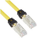 パンドウイット シールド LANケーブル Cat6A プロ仕様 2m 黄 STP6X2MYL