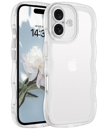 BENTOBEN i Phone16 用 ケース クリア 波型 うねうね かわいい 韓国 ソフト 超軽量 耐衝撃 指紋防止 ストラップホール付き 透明 おしゃれ ウェーブ カバー アイフォン16 スマホケース クリア BENTOBEN i Phone16 用 ケース クリア 波型 うねうね かわいい 韓国 ソフト 超軽量 耐衝撃 指紋防止 ストラップホール付き 透明 おしゃれ ウェーブ カバー アイフォン16 スマホケース クリア
