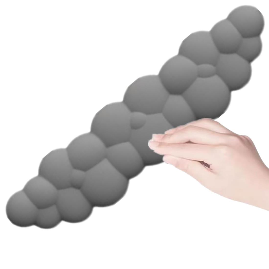 サムコス キーボードリストレスト クッション雲状手首 パソコンクッション 低反発クッション 人間工学デザイン 疲労軽減 ストレス解放 手首置き 手首 クッション 雲 柔らかい素材 通気性 パソコンアームレスト pc キーボード コンピュータ、ラップ、オフ ィスワーク、PC