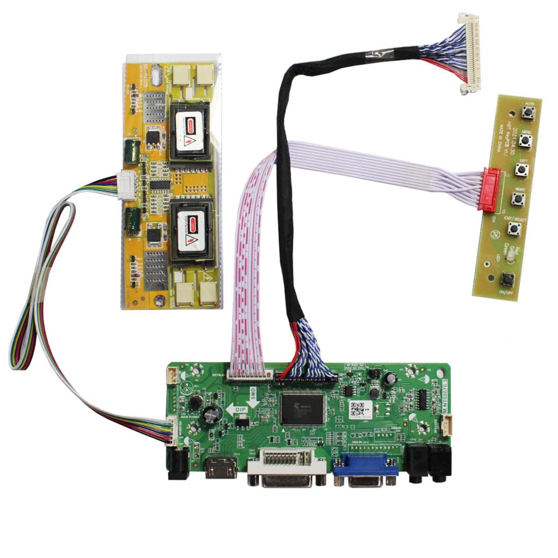 VSDISPLAY HD DVI VGA 映像 液晶制御基板 対応 19インチ 解像度1440x900 4灯 30ピン 液晶パネル LTM190M2-L01 L02 L31 L33 M190PW01 V0