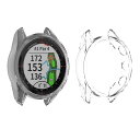2個 ガーミン用 Approach S62用 ケース GARMIN用 Approach S62用 保護ケース カバー 5色可選 Sooyeeh ソフトTPU製 半透明 プロテクターカバー 耐衝撃 薄型 軽量 指紋防止 黄変防止 (クリア)