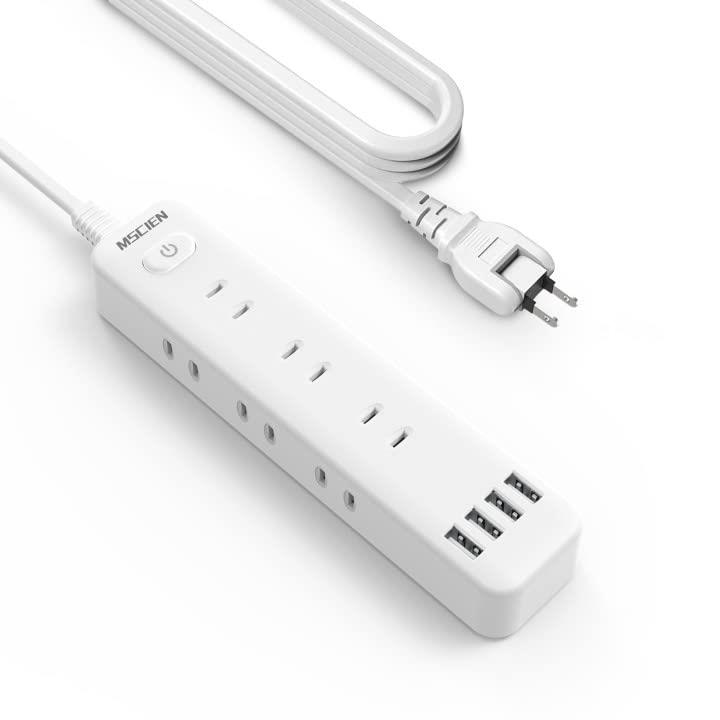 Mscienエムサイン 延長コード 5m 電源タップ usb付き 9個AC口 4個USBAポート テーブル oaタップ たこあし 一括スイッチ付き コンセント 分岐 蛸足コンセント usb-a タップ