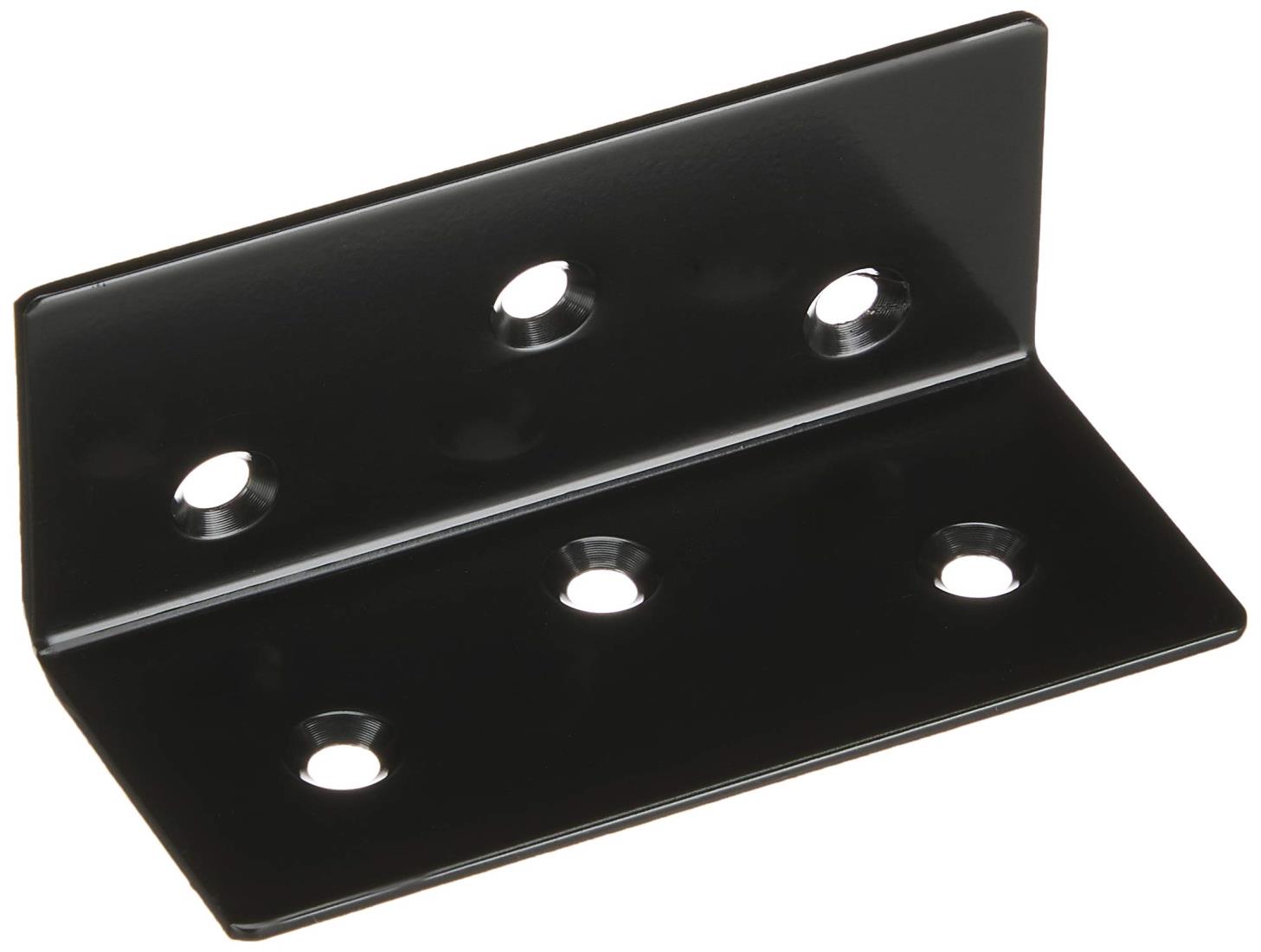 ダイドーハント(DAIDOHANT)補強金物 ジョイント金具2x4(ツーバイ)サポート Lアングル型 黒塗装 24A‐1‐BK10179006