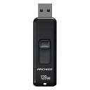 アーキス(Archiss) USBメモリ 128GB USB3.2(Gen1) / USB3.1(Gen.1) / USB3.0 / USB2.0 対応 スライド式 ストラップホール付き キャップレスデザイン AS-128GU3-PSB(2)