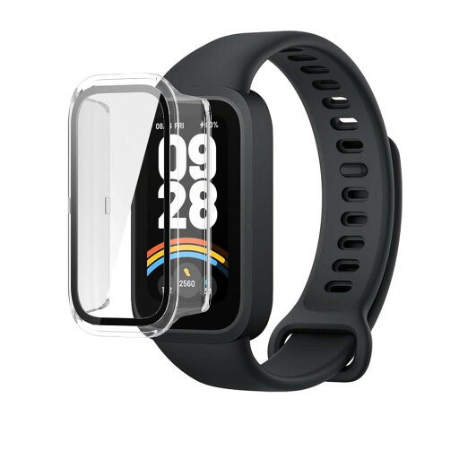 For XiaoMi Smart Band 9 Active 専用ガラス フイルム一体型 ケース【YEZHU】全面保護ケース PCフレーム+ガラスフィルム一体型 脱着簡単 薄型 軽量 耐衝撃性 落下防止 (クリア) For XiaoMi Smart Band 9 Active 専用ガラス フイルム一体型 ケース【YEZHU】全面保護ケース PCフレーム+ガラスフィルム一体型 脱着簡単 薄型 軽量 耐衝撃性 落下防止 (クリア)