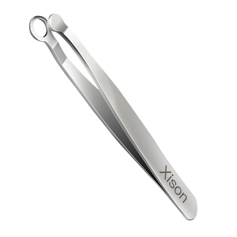 【2025新登場】Xison 鼻毛カッター メンズ 手動 トリマー 鼻毛切り ステンレス製 使用簡単 安全 痛みなし 収納バッグ付き 持ち運び便利 (シルバー)