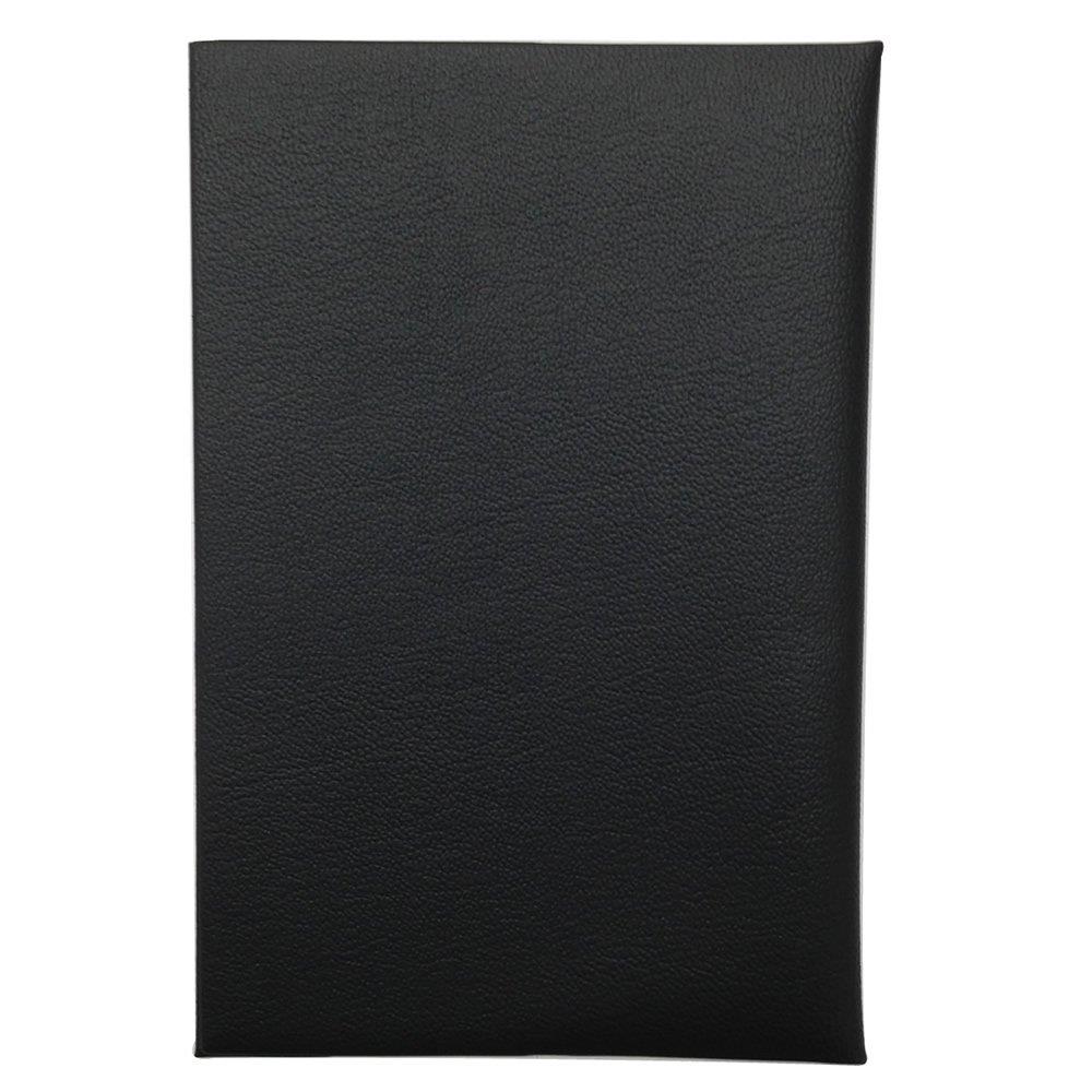 コンサイス ブックカバー 皮革調 No.10 A5 変形 黒 324010