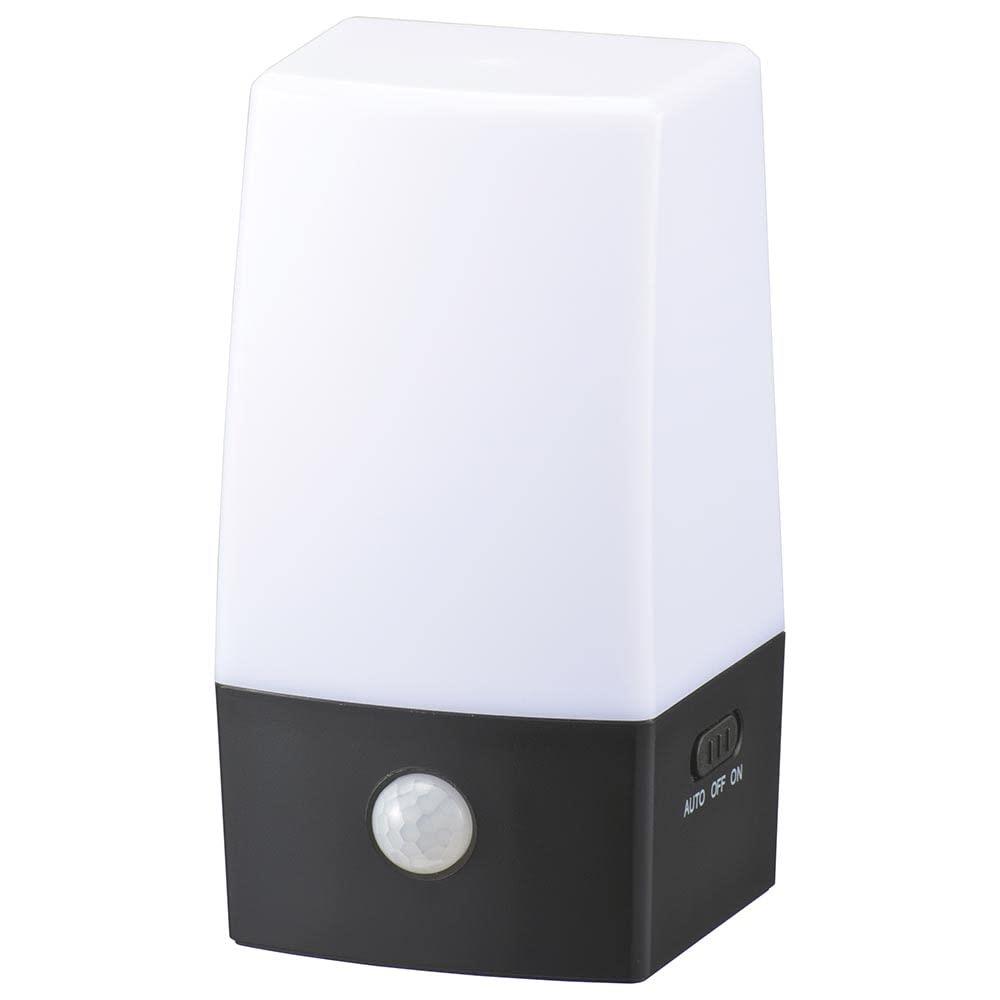 オーム(OHM) 電機 フットライト LEDセンサーライト 足元灯 人感センサー 210ルーメン 乾電池式 置き型 ..