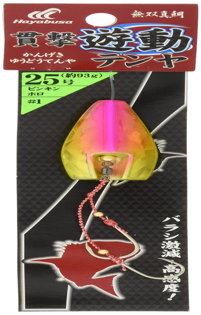 ハヤブサ(Hayabusa) 無双真鯛 貫撃遊動テンヤ SE105 25号 14-12 1 ピンキンホロ