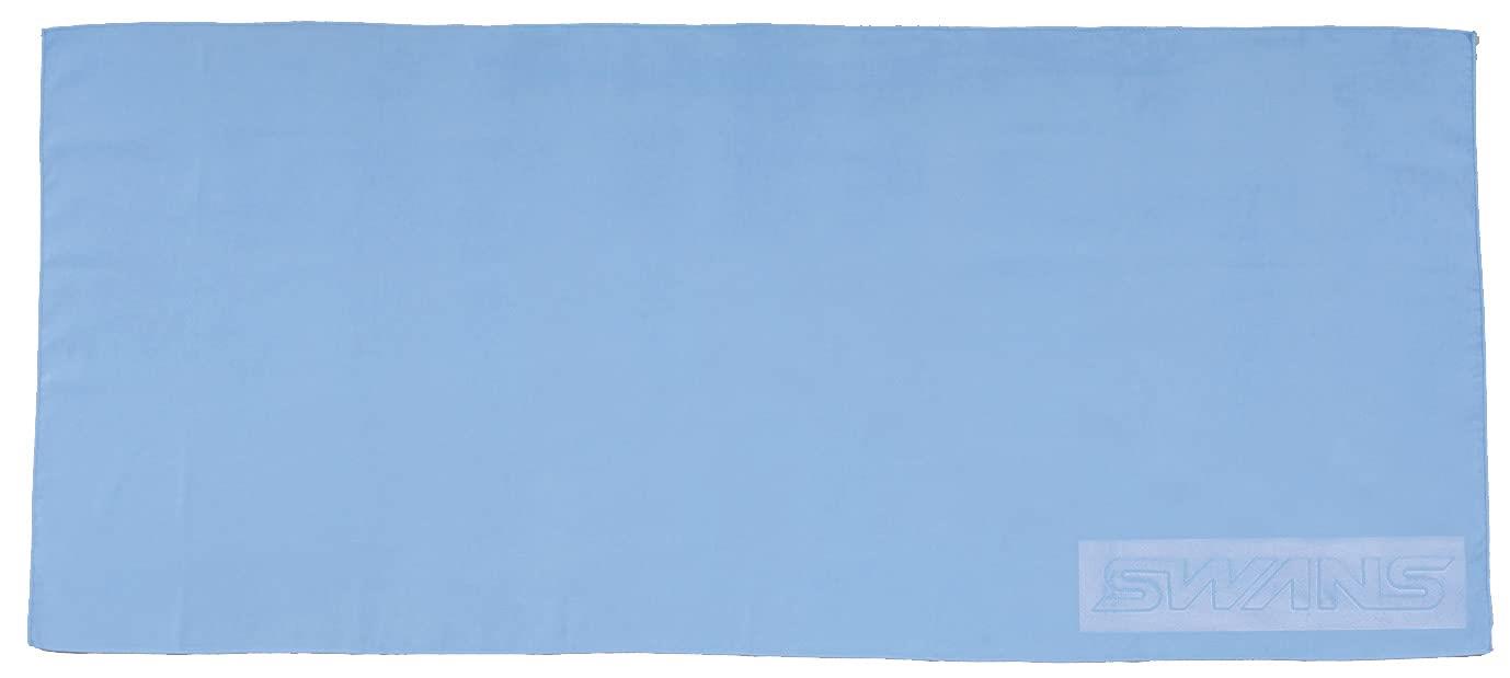SWANS(スワンズ) スイミング セームタオル 速乾 SA-129 BL ブルー タオル 80×150cm 水泳 プール バスタオルサイズ