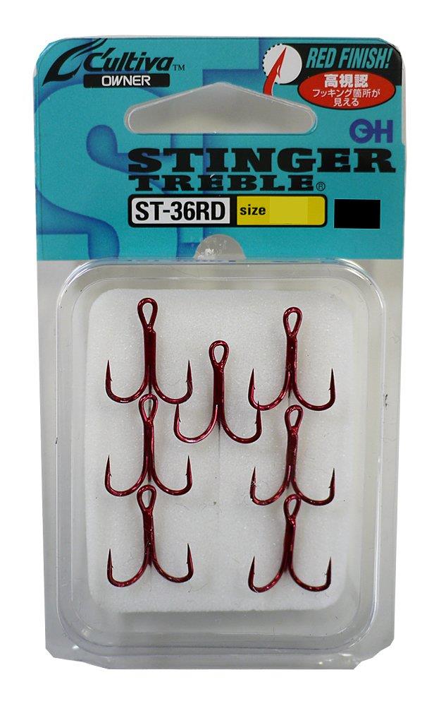 OWNER(オーナー) トリプルフック ST-36RD スティンガートリプルフック 4号 赤 11630