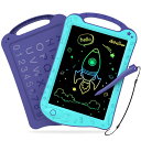 HOMESTEC AstroDraw お絵かきボード 高輝度 カラフルスクリ ーン 繰り返し書いて消せるボード 子供 おもちゃ 幼児教育 学習 落書き 知育玩具 女の子 男の子 7歳 8歳 誕生日 プレゼント ブルー/パープル