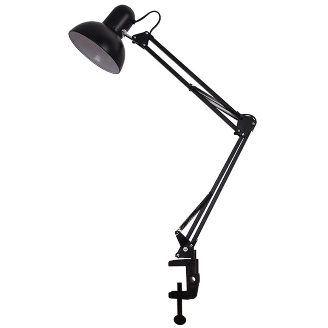 Makilight アームライト 12WLED電球付属 デスクライト 折畳み式 E27口金 3つ照明モード テーブルランプ クランプ付き スイングアームライト 卓上ライト コンセント式 ブックライト LEDブックライト 目に優しい 電気スタンド 角度調節可能 簡単操作 仕事 勉強 寮 照明 読書ラ