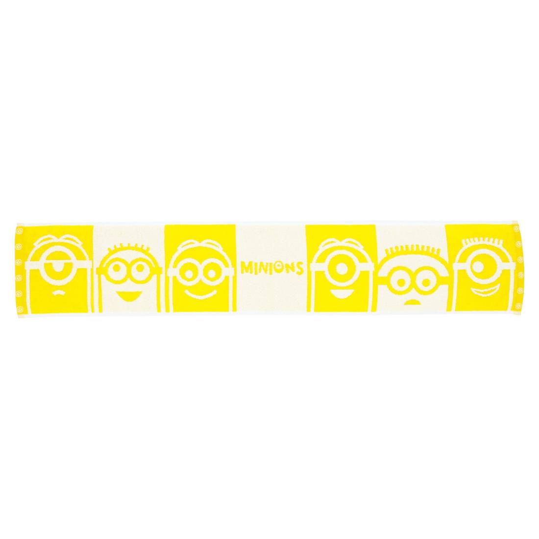 丸眞 マフラータオル ミニオン フェイスパターン フェイスパターンイエ ロー かわいい 4805058000