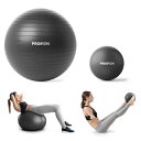 PROIRON バランスボール ばらんすぼーる 55cm ピラティスボール25cm 2点セット(4)