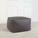 ビーズクッション カバー ひとをダメにするクッション カバー 65*65*43cmクッション対応 オールシーズン用 (M, グレー)