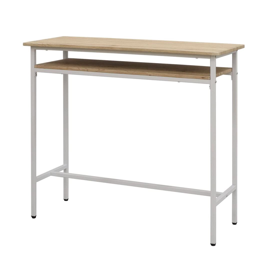 エイアイテック(AITECH)カウンターテーブル ナチュラル 幅100x奥40x高90cm ABX-03 NA