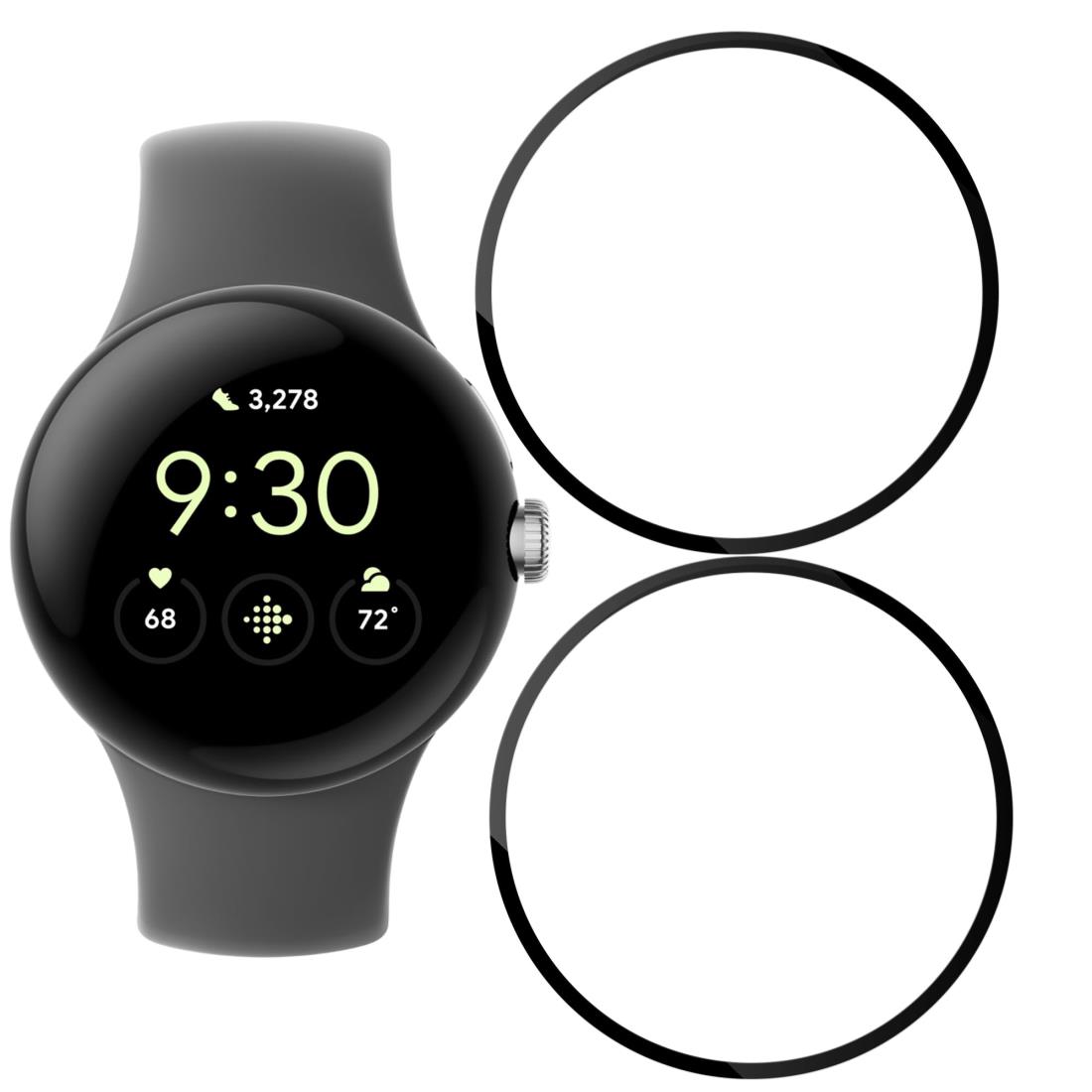 2祻åȡKPNS Ǻ 饹 Google Pixel Watch 3 41mm  饹ե 饹 С ...