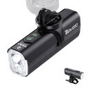 自転車 ライト 充電式 ロードバイク ライト 1200ルーメン 大容量4000mAh ロードバイクライト ハイビーム&ロービーム 吊り下げ サイクルライト クロ...