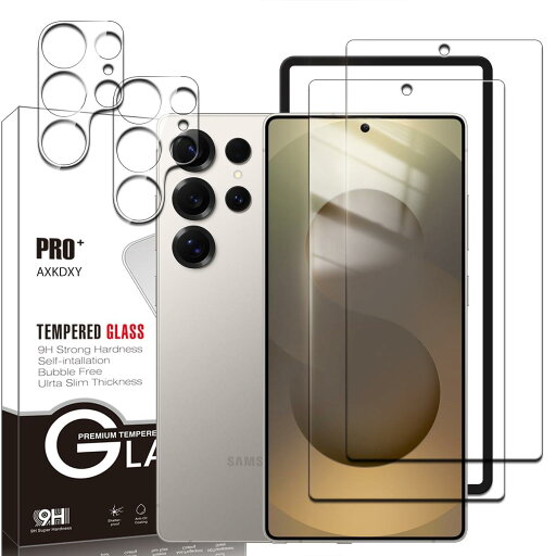 【2+2+1枚セット】Galaxy S25 Ultra 5G 用の ガラスフィルム(2枚) + レンズ保護フィルム (2枚) + 取り付け枠 (1枚) Google Pixel9A 用の フィルム 強化ガラス液晶保護フィルム液晶 ケース 硬度9H スクラッチ防止 飛散防止 撥水撥油 指紋防止 貼り付け簡単 ギャラクシーs25 Ul 【2+2+1枚セット】Galaxy S25 Ultra 5G 用の ガラスフィルム(2枚) + レンズ保護フィルム (2枚) + 取り付け枠 (1枚) Google Pixel9A 用の フィルム 強化ガラス液晶保護フィルム液晶 ケース 硬度9H スクラッチ防止 飛散防止 撥水撥油 指紋防止 貼り付け簡単 ギャラクシーs25 Ul
