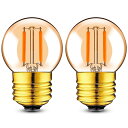 1W LED 電球 E26 G40 ミニボール形 飾り電球 フィ ラメント 暖かい色 全光束75lm 10W形相当 2200K 電球色 調光非対応 広配光 発光...