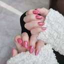スパーキャットアイネイル 金粉キャットアイ 美しい ファッション こうばいいろ 無地ネイルチップ