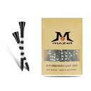 MAZEL (マゼル) ゴルフティー ウッドティー ロングティー 70mm/83mm (50本入り(黒と白))