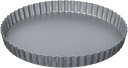 タイガークラウン(Tiger Crown) タルト型 グレー 218×23mm Albrid セパトタルト210 アルミニウム フッ素2コート 底取れ式 524...