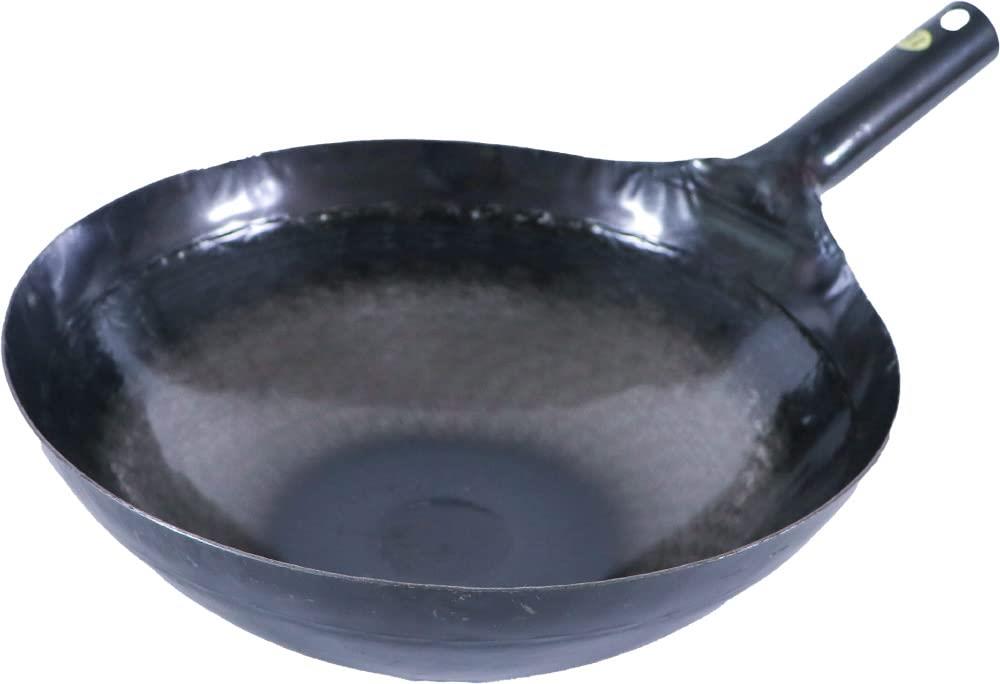 山田工業所 中華鍋 鉄製 33cm 板厚1.6mm 日本製 片手 中華 業務用 山田中華鍋 001043
