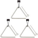 【安心の日本製】 キクタニ トライアングル 15cm 打棒・吊り皮付き T-15 【3個セット】