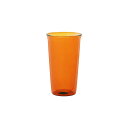 KINTO (キントー) CAST AMBER ダブルウォールグラス 340ml 耐熱ガラス 電子レンジ・食洗機使用可 21462