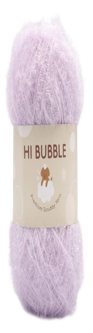 NASKA 毛糸 ハイバブル (HI BUBBLE) 並太 90g 約 215m Col.15 うすパープル 系 N-107