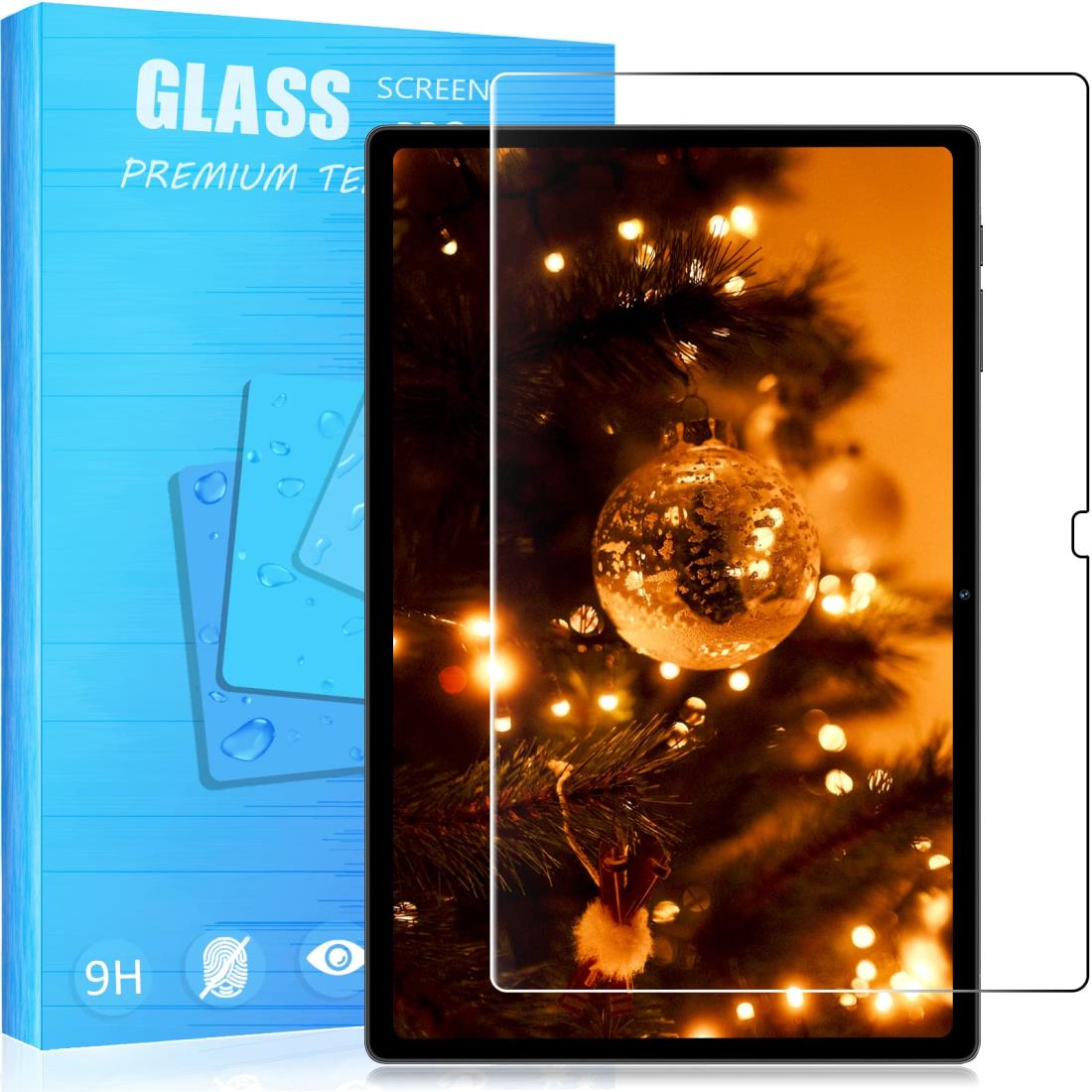 対応 Blackview Tab15 10.5インチ 適用の ガラスフィルム 強化ガラスフィルム 耐指紋 撥油性 表面硬度9H ラウンド加工処理 飛散防止処理 光沢表面仕様 画面保護 指紋防止 保護シート対応 Blackview Tab15 適用の タブレット 専用 液晶保護フィルム PCduoduo